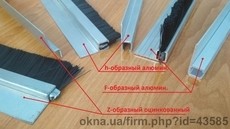 Щеточные уплотнители для дверей и ворот